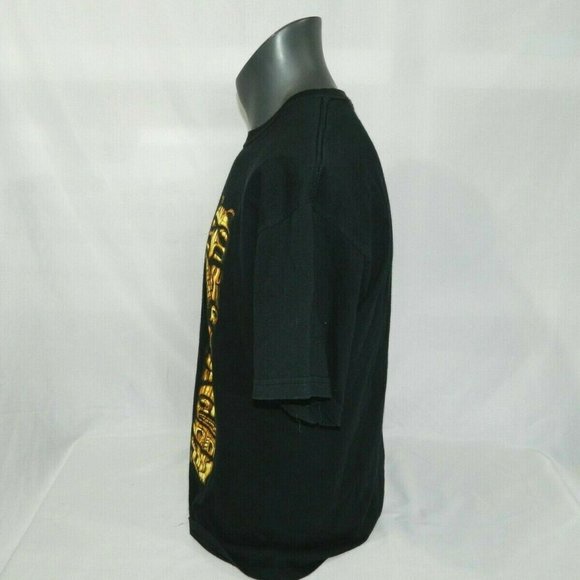 Mens  L Native Totem Pole Bill Helin T Shirt Black - Picture 5 of 6